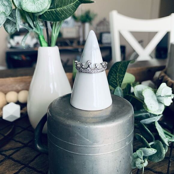 Fragrant Jewels Jewelry - NWOT Fragrant Jewels silver princess queen gemstone ring